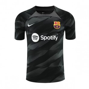 Lacne Muži Futbalové dres Barcelona Brankarsky  2023-24 Krátky Rukáv - Preč